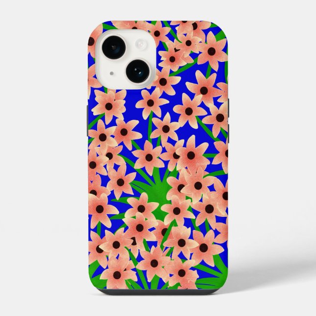 Funda Para iPhone Patrón floral (Reverso )