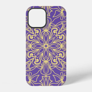 Funda Para iPhone 12 Patrón floral abstracto. geometría, diseño de mand