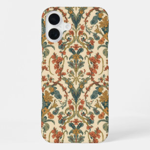 Funda Para iPhone 16 Plus Patrón floral de madreselva antiguo de William Mor