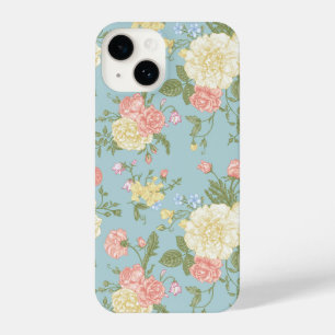 Funda Para iPhone 14 Patrón floral de Peony Garden