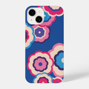 Funda Para iPhone 14 Patrón floral de Retro 60 colorido