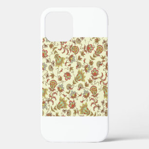 Funda Para iPhone 12 Patrón floral decorativo con delicadas plantas de