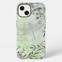 Patrón floral elegante de la libélula
