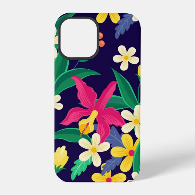 Funda Para iPhone Patrón floral exótico colorido-23021 (Reverso )
