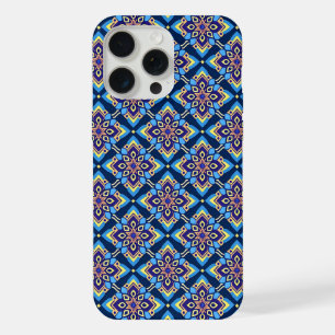 Patrón floral geométrico de Boho colorido
