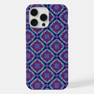 Patrón floral geométrico de Boho vibrante