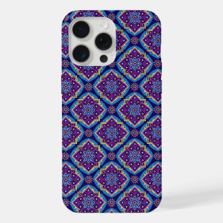 Patrón floral geométrico de Boho vibrante
