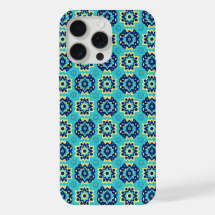 Patrón floral geométrico de Moda Boho vibrante