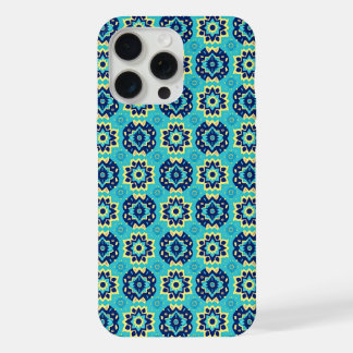 Patrón floral geométrico de Moda Boho vibrante