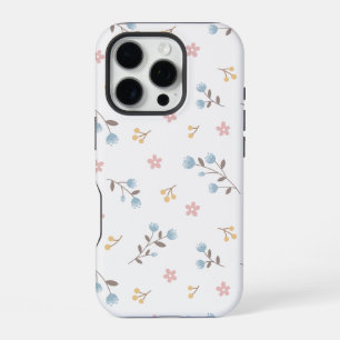 Funda Para iPhone 16 Pro Patrón floral moderno sin soldadura