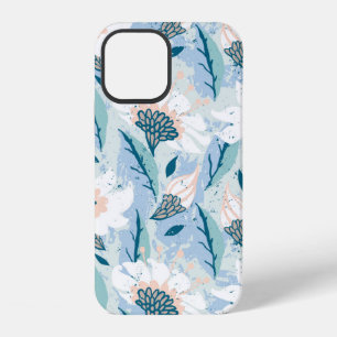 Funda Para iPhone 12 Patrón floral pintado a mano vintage con grandes f