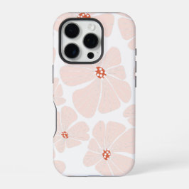 Funda Para iPhone 16 Pro Patrón floral retro abstracto sin costuras
