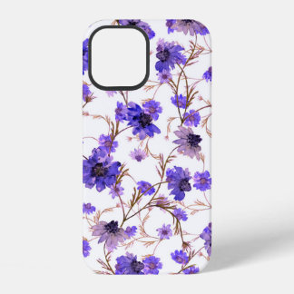 Funda Para iPhone 12 Patrón floral sin soldadura con flores de caléndul