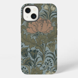 Patrón Floral Victoriano Antiguo Terracota Sábila