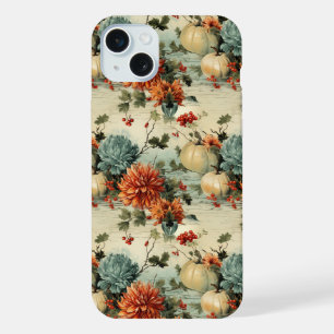 Patrón Floral Vintage de Acción de Gracias (1)