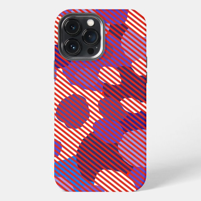 Funda Para iPhone Patrón geométrico (Reverso )