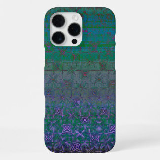 Funda Para iPhone 16 Pro Max Patrón geométrico abstracto artístico vibrante