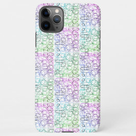 Funda Para iPhone 11Pro Max Patrón geométrico abstracto | Baldosa y filtrada |