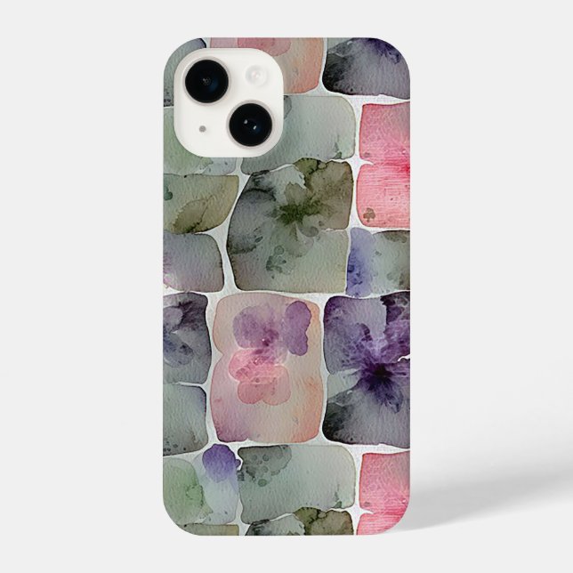 Funda Para iPhone Patrón geométrico abstracto mínimo 54 (Reverso )