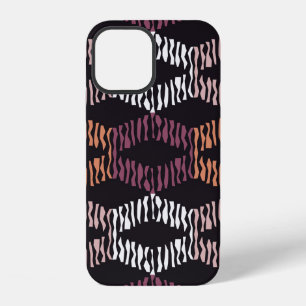 Funda Para iPhone 12 Patrón geométrico abstracto sin fisuras. Tiras. Mo