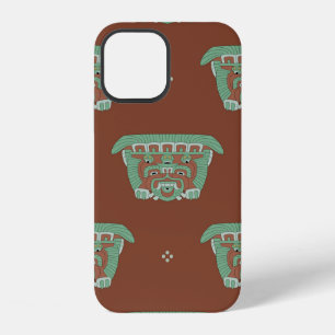 Funda Para iPhone 12 Patrón geométrico continuo con motivos tribales. H