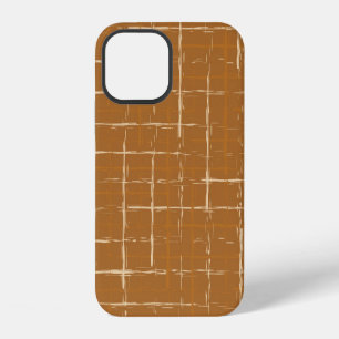 Funda Para iPhone 12 Patrón geométrico continuo con pincel abstracto