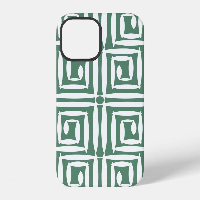 Funda Para iPhone Patrón geométrico continuo con polígonos (Reverso )