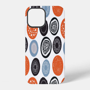 Funda Para iPhone 12 Patrón geométrico de círculo creativo y colorido.