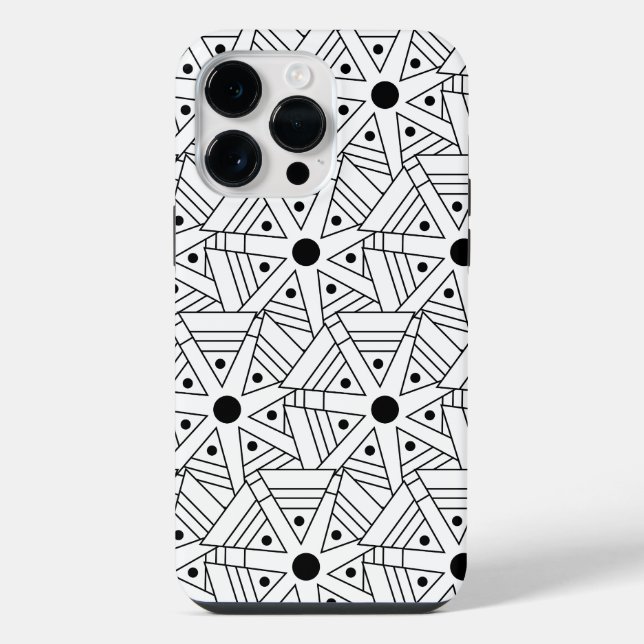 Funda Para iPhone Patrón geométrico de Mandala  (Reverso )