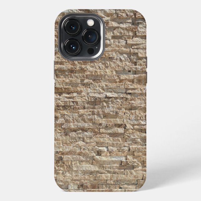 Funda Para iPhone Patrón geométrico de piedra (Reverso )