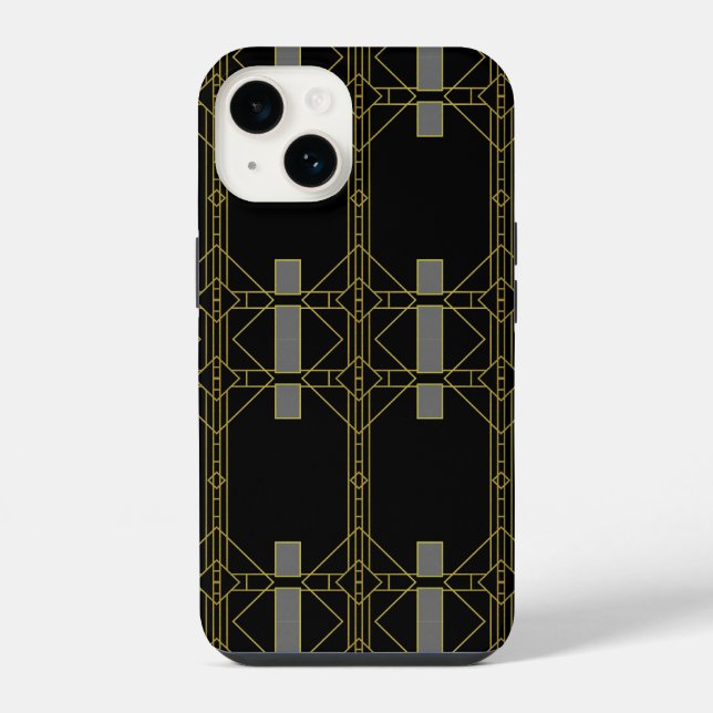 Funda Para iPhone Patrón geométrico Deco (Reverso )