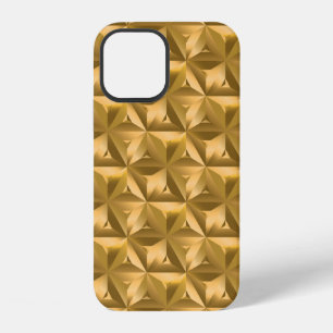 Funda Para iPhone 12 Patrón geométrico dorado de lujo sin fisuras