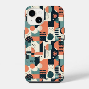 Funda Para iPhone 14 Patrón geométrico minimal abstracto sin costuras -