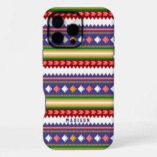 Funda Para iPhone 16 Pro Max Patrón Geométrico Moderno Colorido Personalizado