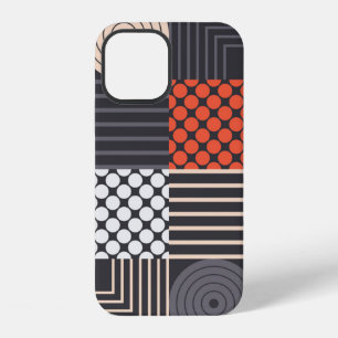 Funda Para iPhone 12 Patrón geométrico moderno y colorido sin costuras