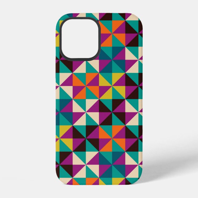 Funda Para iPhone Patrón geométrico sin costuras (Reverso )