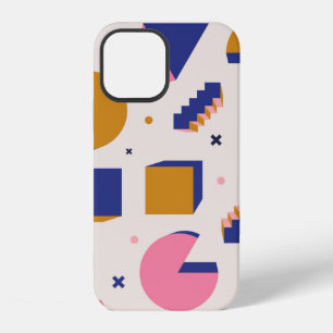 Funda Para iPhone 12 Patrón geométrico sin fisuras de Memphis de los 90