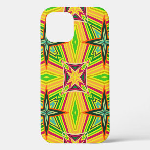 Funda Para iPhone 12 Patrón geométrico tribal vintage. Sin fisuras étni