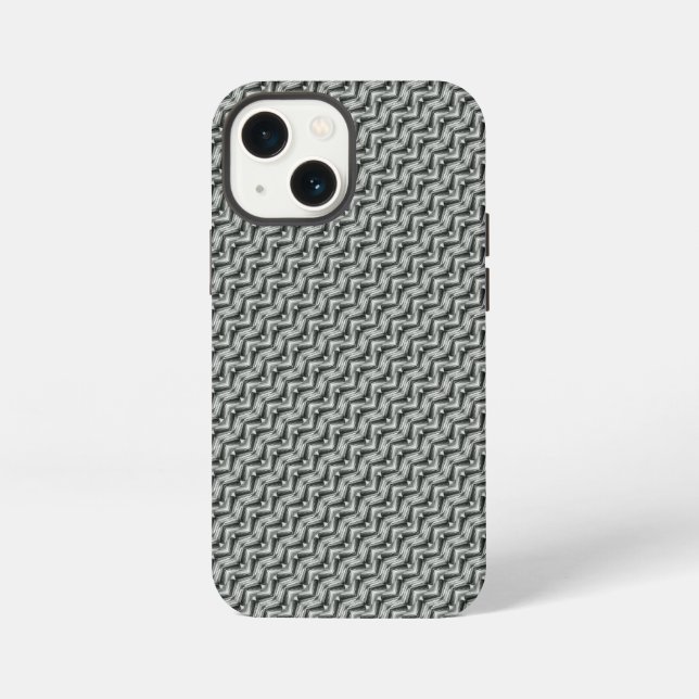 Funda Para iPhone Patrón gris abstracto (Reverso )