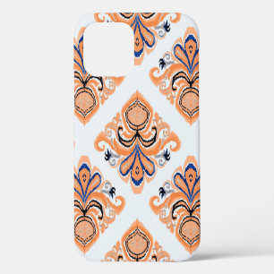 Funda Para iPhone 12 Patrón ikat colorido en estilo vintage. Elegante e