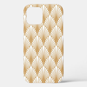 Funda Para iPhone 12 patrón ininterrumpido arabesco abstracto vintage.