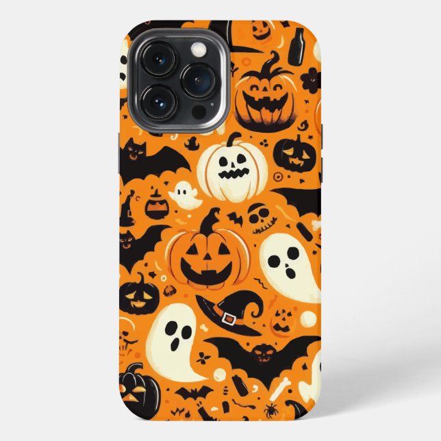 Funda Para iPhone Patrón loco y hermoso (Reverso )