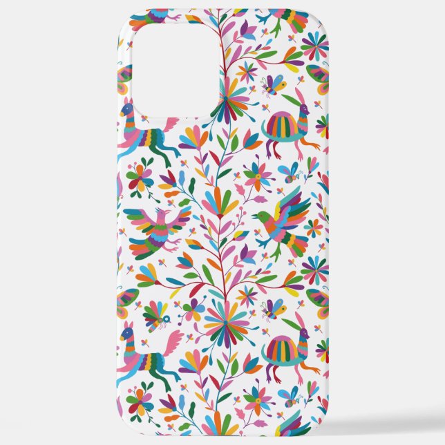 Funda Para iPhone Patrón luminoso estilo otomano mexicano (Reverso )