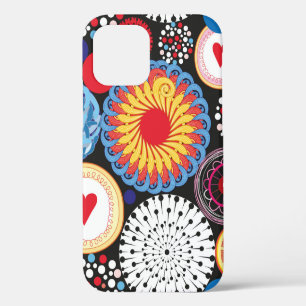 Funda Para iPhone 12 Patrón luminoso y transparente de un elemento redo