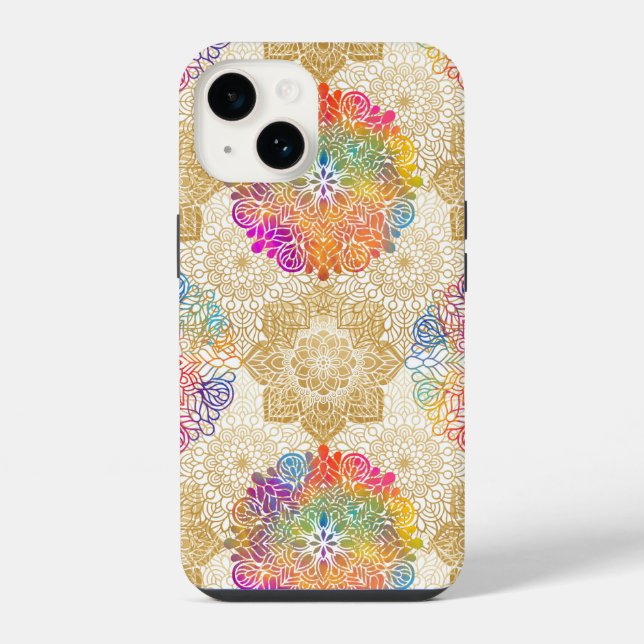 Funda Para iPhone Patrón Mandala (Reverso )