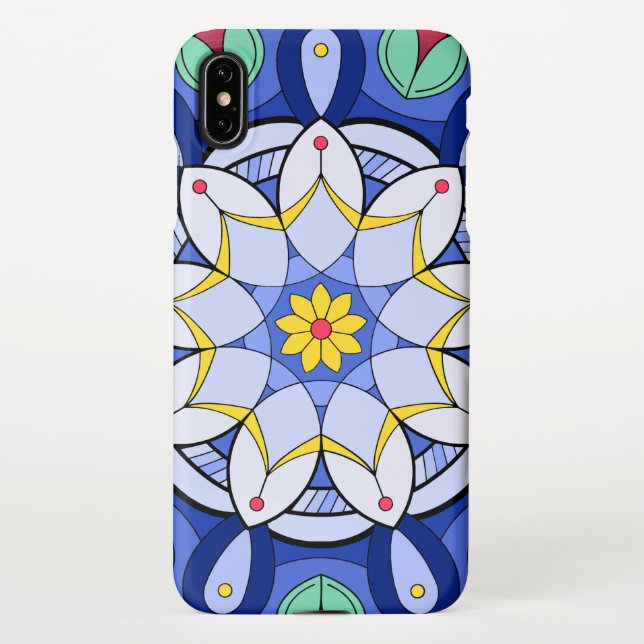 Funda Para iPhone Patrón Mandala 01 (Reverso)