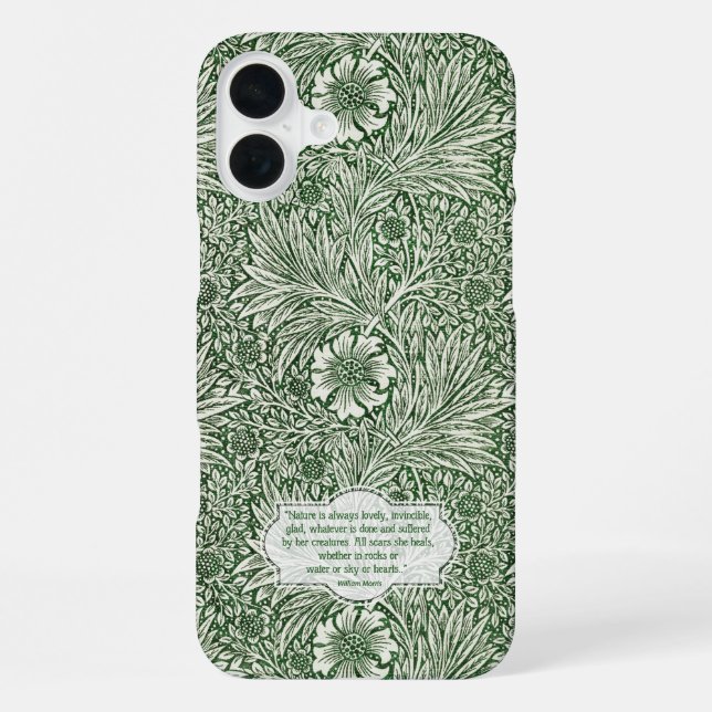 Funda Para iPhone Patrón Marigold - William Morris (Reverso )