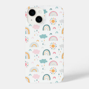 Funda Para iPhone 14 Patrón meteorológico corto