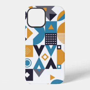 Funda Para iPhone 12 Patrón minimalista geométrico. Diseño abstracto