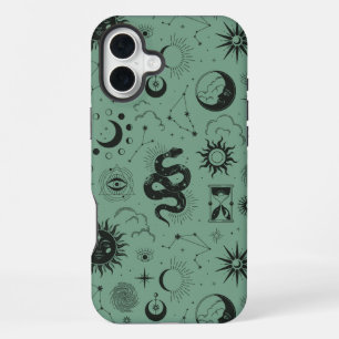 Funda Para iPhone 16 Plus Patrón Místico de Kundalini